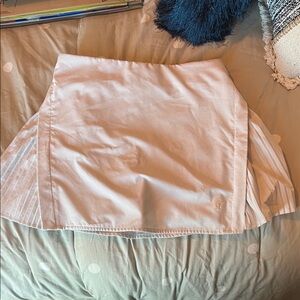 Lululemon White Skirt with Pleated Accents
